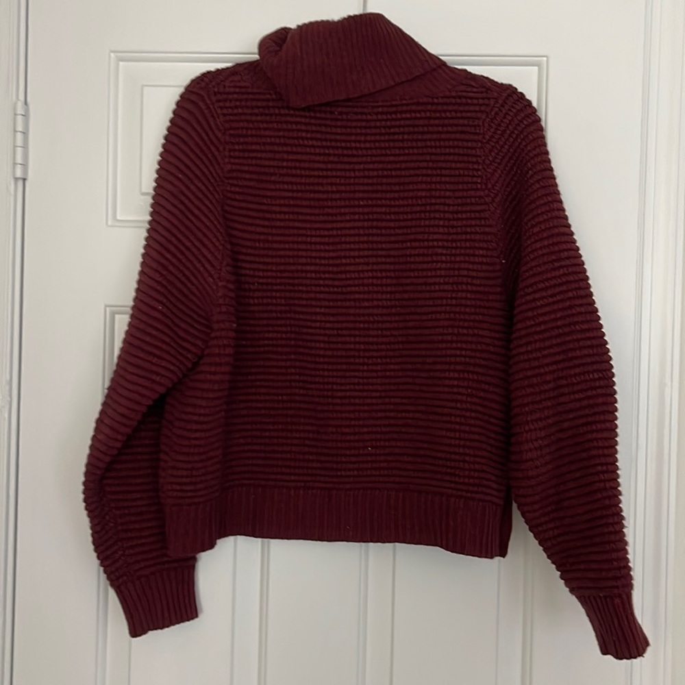 Madewell Side Button Turtleneck Sweater, medium
